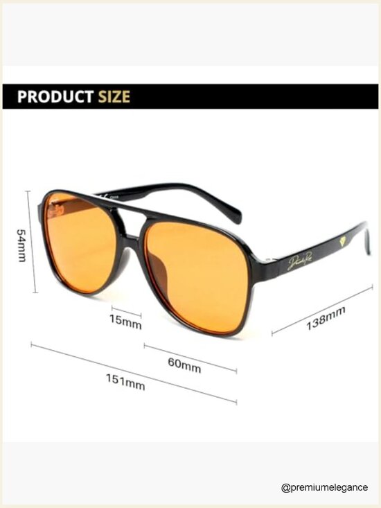 Retro Vintage Polarized Aviator Sunglasses UV400 main image 5
